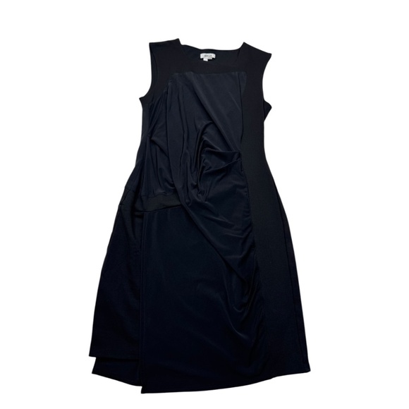 Helmut Lang Sheath Ruche Waist Dress Black - Picture 1 of 11